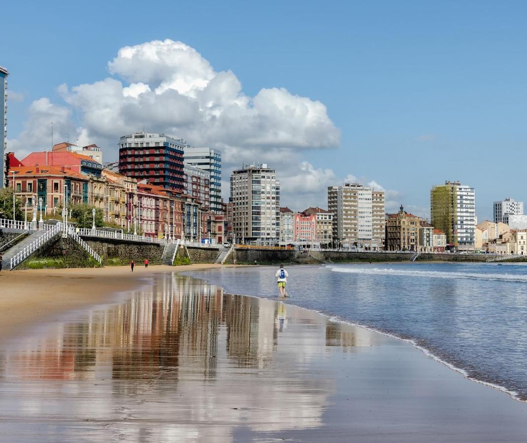 El Primero de Steven - Pegado a Playa de San Lorenzo Gijón Exterior foto